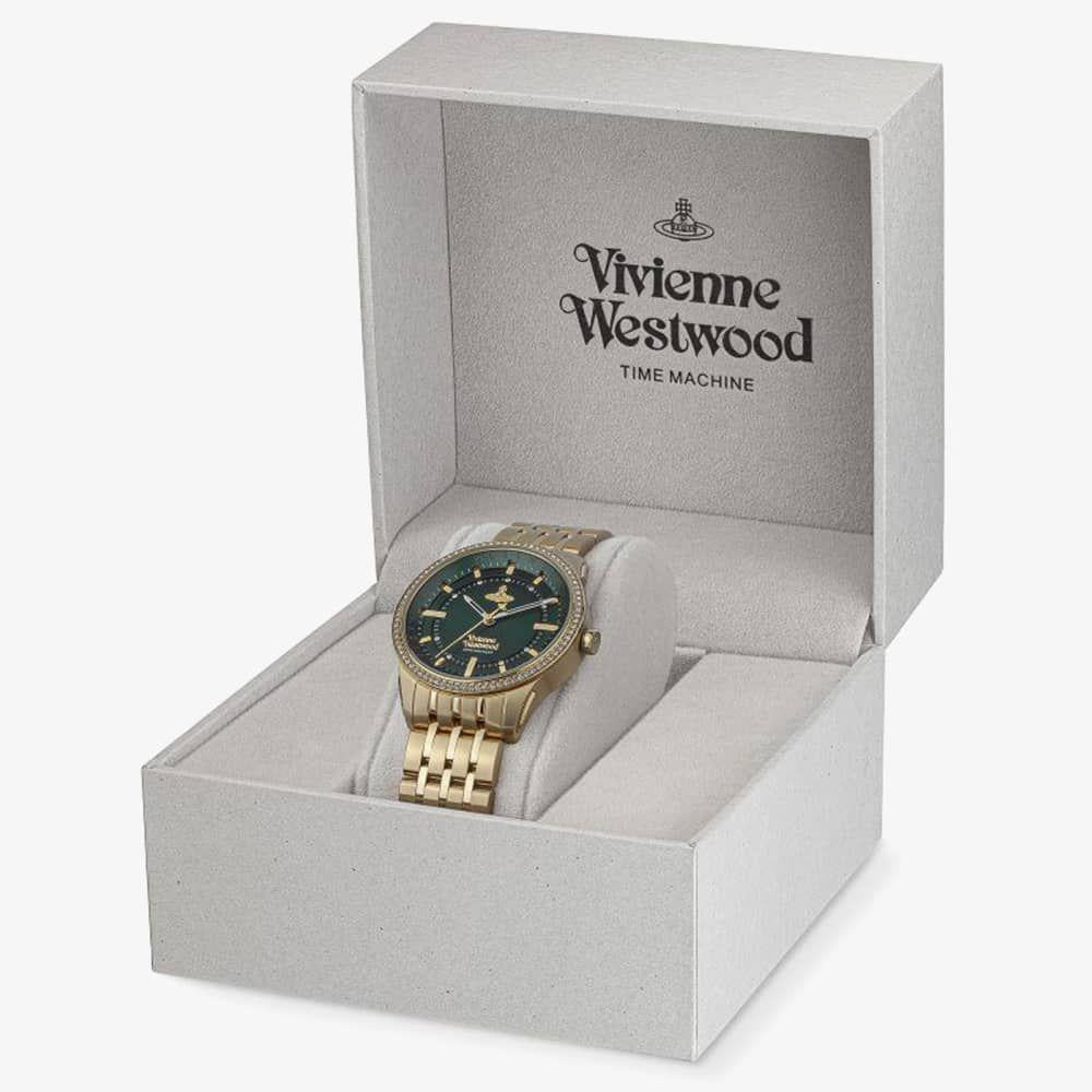 Vivienne Westwood Eastend Gold Tone Crystal Watch Vivienne Westwood Eastend Gold Tone Crystal Watch